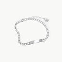 Engravable Idend Bracelet Silver