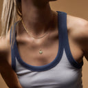 December Natural Birthstone Pendant Necklace