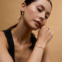 Emerald Pendant Bracelet