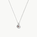 January Natural Birthstone Pendant Necklace