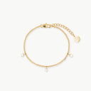 Sparkling Charm Bracelet Gold