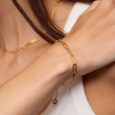 Facet Link Bracelet