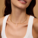 Facet Link Necklace