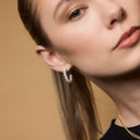 Soft Glow Pearl Hoop