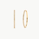 Sparkling Becca Hoop Gold XL