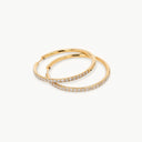 Sparkling Becca Hoop Gold XL