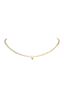 PV Tennis & Chain Necklace