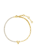 PV Tennis & Chain Anklet
