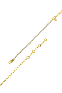 PV Tennis & Chain Anklet