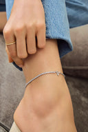 PV Tennis & Chain Anklet