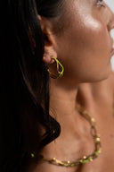 Wave Rush Enamel Hoops