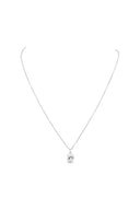 Brilliant Oval Pendant Necklace