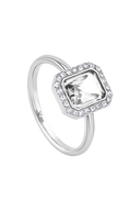 Pavé Emerald Ring
