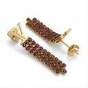 PV Tennis & Chain Earrings