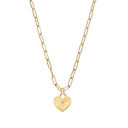 Sunray Heart Charm Pendant Halskette