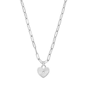 Sunray Heart Charm Pendant Halskette