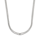 Double Fox Chain Halskette