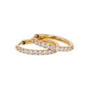 Classic Pave Hoops