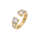 Sparkling Openness Ring