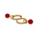 Poppy Charm Hoop