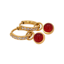 Poppy Charm Hoop