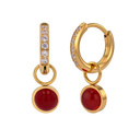 Poppy Charm Hoop