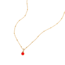 Poppy Charm Pendant Necklace