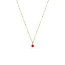 Poppy Charm Pendant Necklace