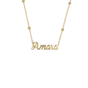 Name Necklace Curved