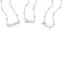 Name Necklace Curved