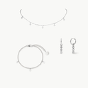 Sparkling Charm Set Silver