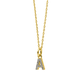 Funkelnde Buchstaben-Halskette