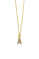 Funkelnde Buchstaben-Halskette