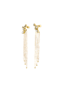 Adorn Earrings Pearl Tassel