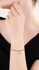 Sunray Heart Charm Pendant Armband