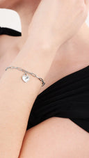 Sunray Heart Charm Pendant Armband