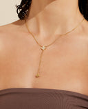 Sparkling Blossom Y-Necklace