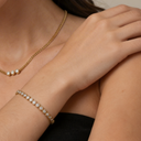 Round Tennis Bracelet