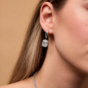 Pavé Emerald Set Silver