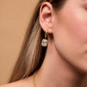 Pavé Emerald Set Gold