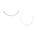 Alltags-Layering-Halsketten-Set zum Kombinieren, Silber