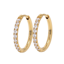 Classic Pave Hoops