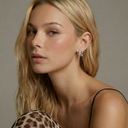 Classic Pave Double Hoops