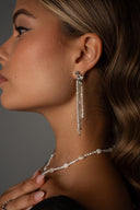 Adorn Earrings Pearl Tassel