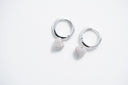 Pure Heart Charm Hoops