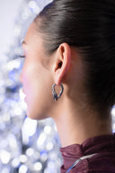Molten Twisted Hoops