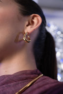 Molten Twisted Hoops