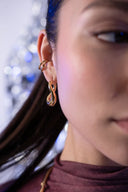 Molten Twisted Hoops