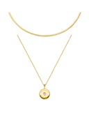 Iconic Coin & Sleek Necklace