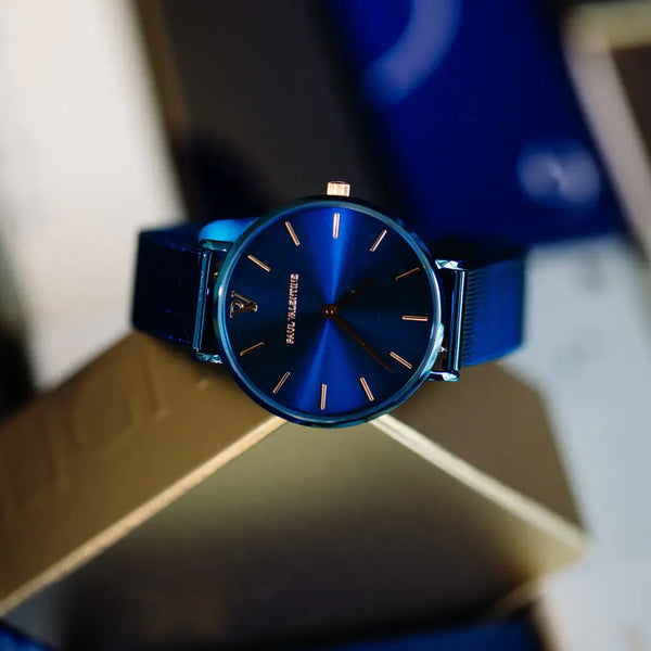 Paul valentine watch blue best sale